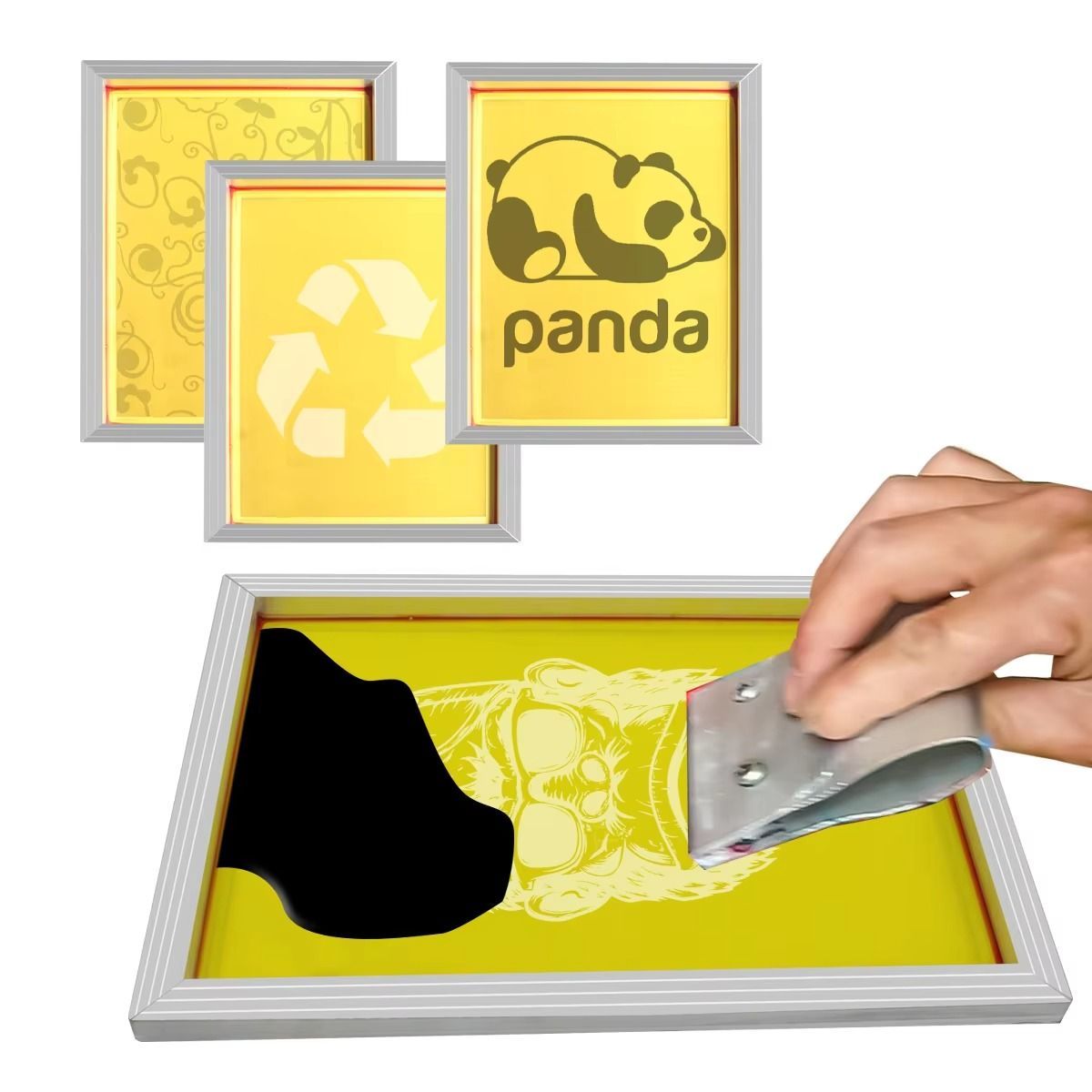 Screen Printing Frame Mesh - Алюминиевая шелковая рамка 43 × 31